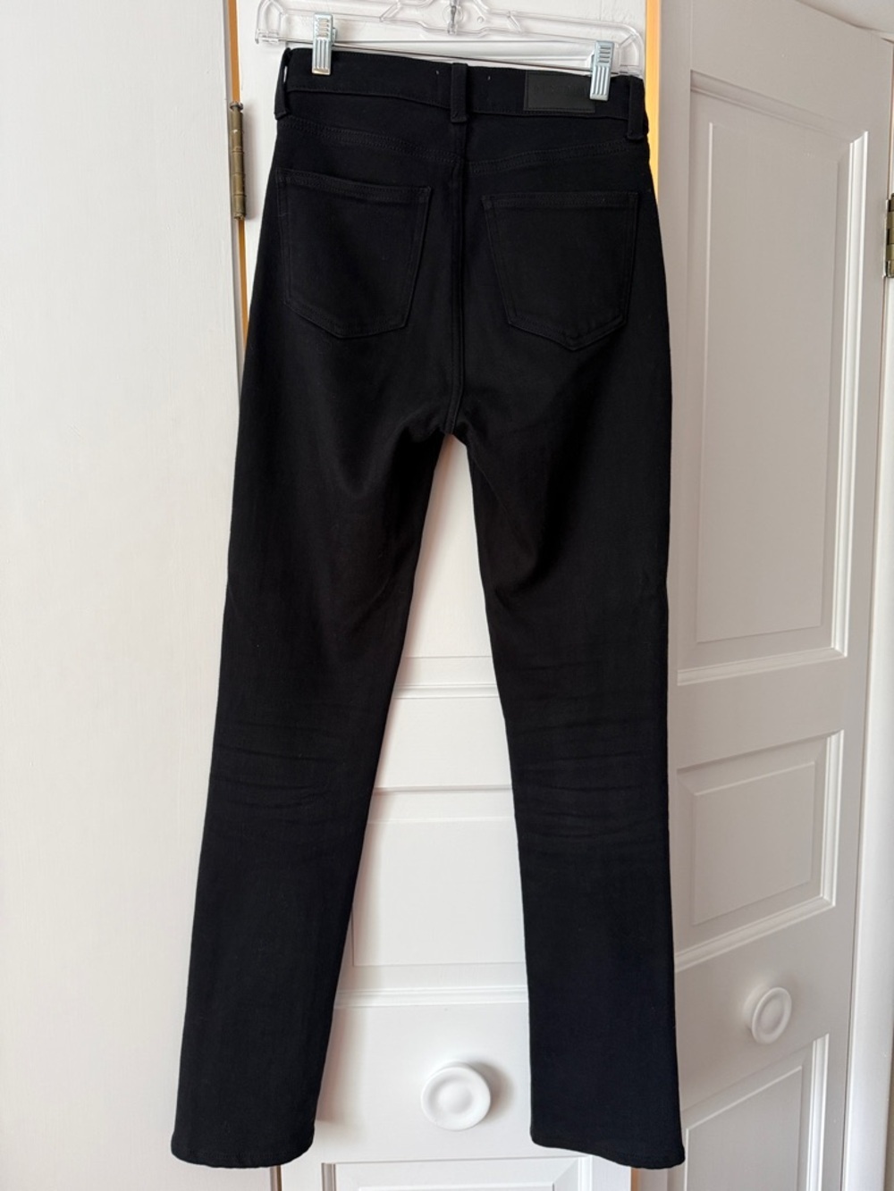 Pistola Teagan High Rise Vented Slim Straight Jeans Black Size 25 - Picture 7 of 8